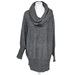 RIANI Womens Wool Cashmere Tunic Mini Sweater Gray  Size 12